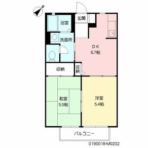 レジデンス　Ｍ＊ M0202号室