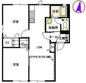 シャーメゾン陽光　Ｂ棟　＊ B0101号-2