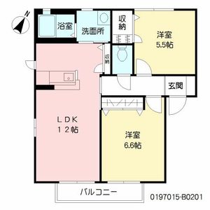 花ぞ野ローズガーデン　Ｂ棟　＊ B0201号-16