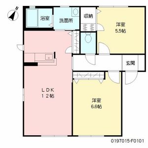 花ぞ野ローズガーデン　Ｆ棟　＊ F0101号-16