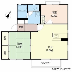 花ぞ野ローズガーデン　Ｈ棟　＊ H0202号室