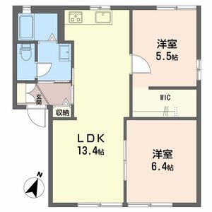 花ぞ野ローズガーデン　Ａ棟　＊ A0102号室