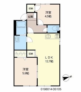 パストラル町田　Ｄ棟　＊＊ D0105号室