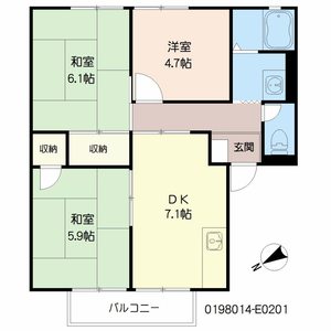 パストラル町田　Ｅ棟　＊＊ E0201号室