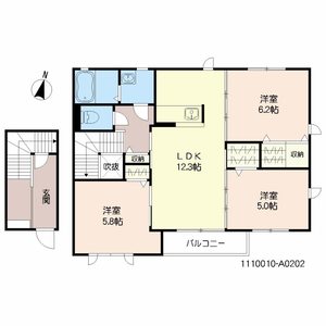サンフラワー　Ａ棟　＊＊ A0202号室