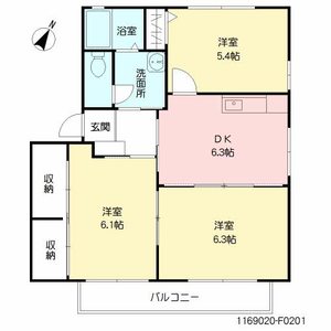 ヴィラ・ハピネス　Ｆ棟 F0201号-12