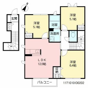 サンモール・コリーヌ　Ｄ棟 D0202号室