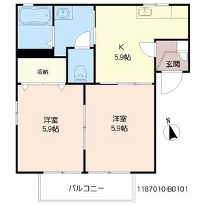 アレズィ七隈　Ｂ棟 B0101号室