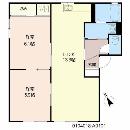 ＨＩＧＨＬＡＮＤ　ミナミ　Ａ棟　＊A0101-2