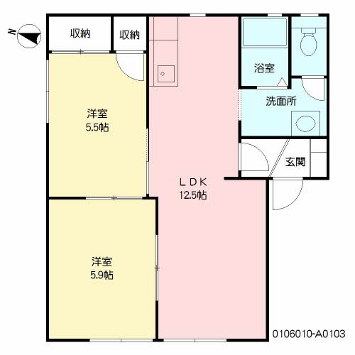 セトル古賀壱番館A0103-2