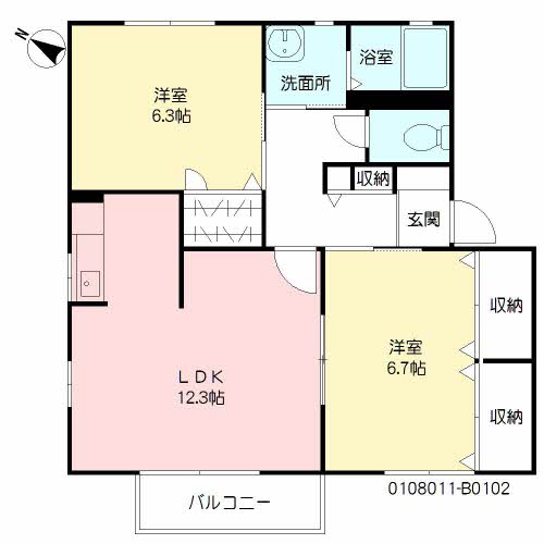 エスポワール・アージュ下石田　Ｂ棟B0102-2