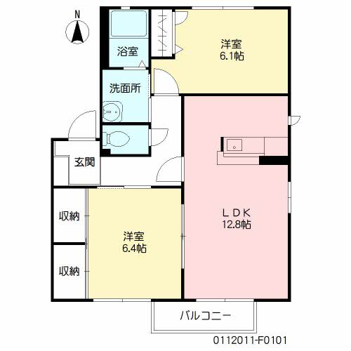 プランタン・蔵　Ｆ棟F0101-2