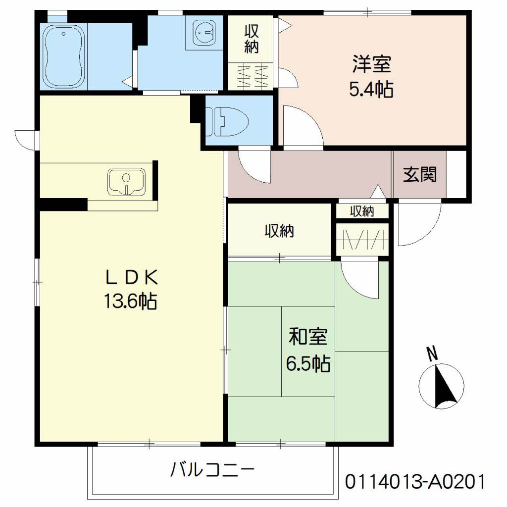シャンティ小森野　Ａ棟　＊＊A0201-2