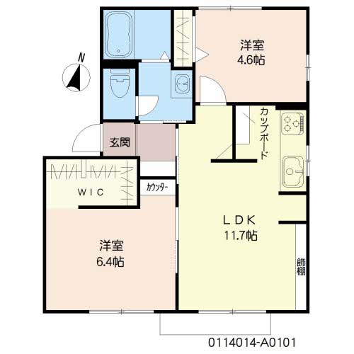 エクセレント郷ノ木　Ａ棟　＊＊ A0101号-16
