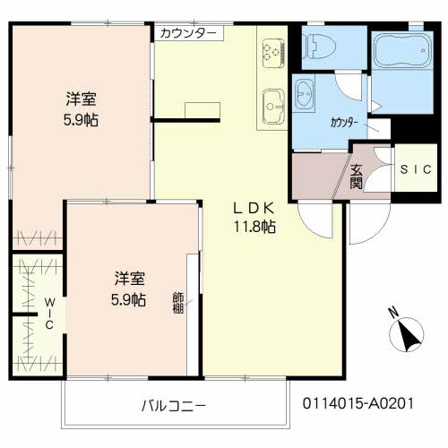 グレイスハイツ A棟 A0201号-16