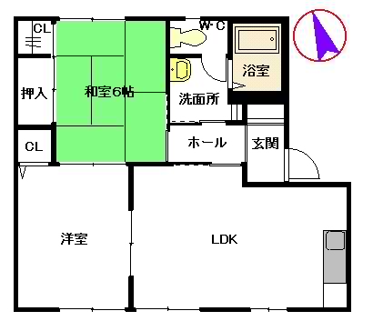 ファミーユ島町　Ｂ棟　＊＊B0101-2