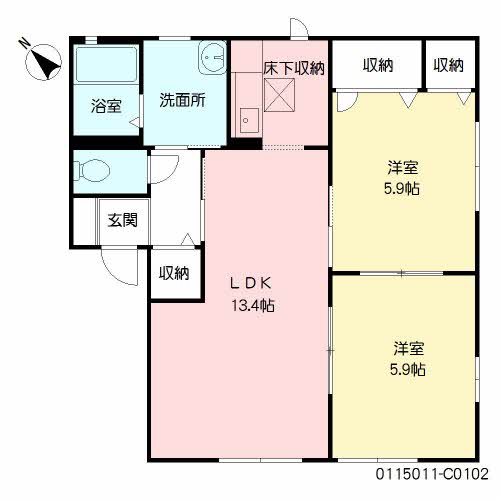 シャーメゾンみち　Ｃ棟　＊C0102-2
