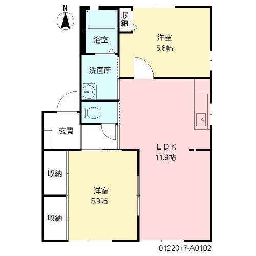 ソレーユ森町　Ａ棟　＊＊A0102-2