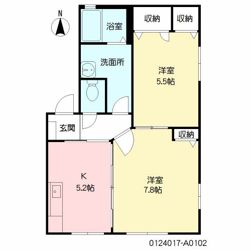 プルニエふじケ丘 A0102号-14