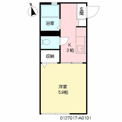 ジュネスコート　Ａ棟　＊A0101-2