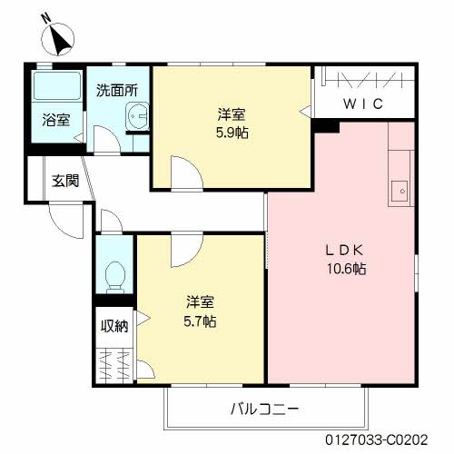 ビューハイム　Ｃ棟　＊＊C0202-2