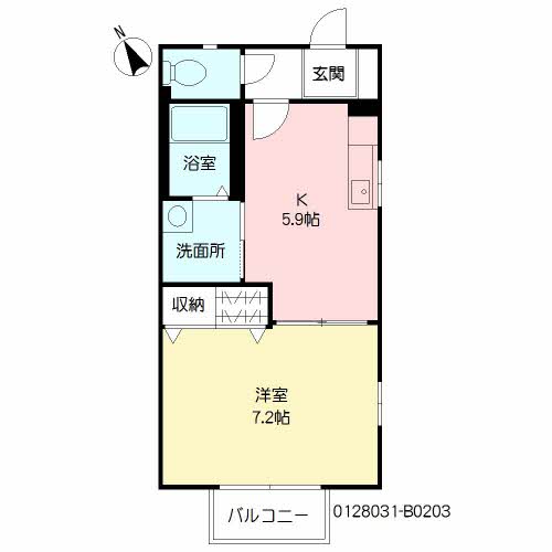 プランドールミニヨン　Ｂ棟　＊＊B0203-2