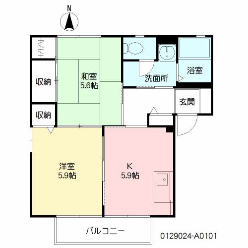 キャッスルハイツ C棟 ** A0101号-13