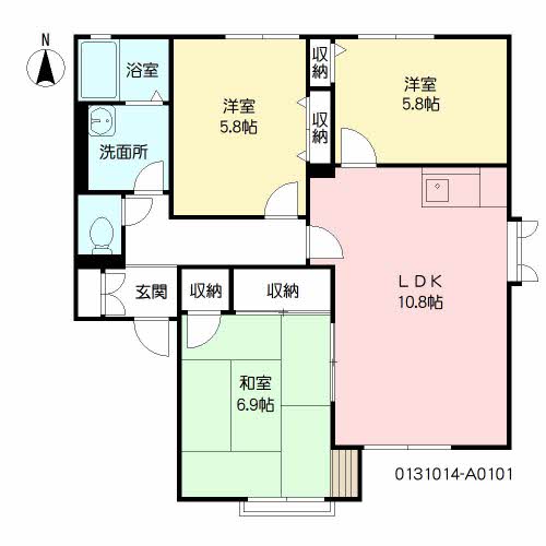 セントラルハイツ　Ａ棟A0101-2