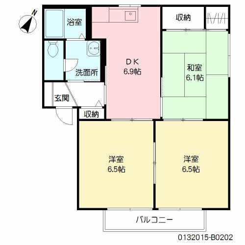 リーベンハイム　Ｂ棟　＊＊B0202-2
