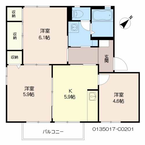 フォーレス神崎　Ｃ棟　＊C0201-2