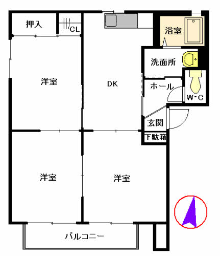 グリーンゲーブルス　弐番館　＊B0201-2