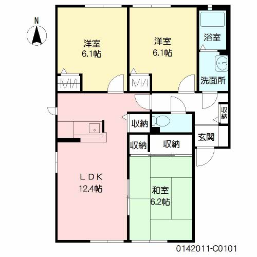咲ら坂　Ｃ棟　＊C0101-2