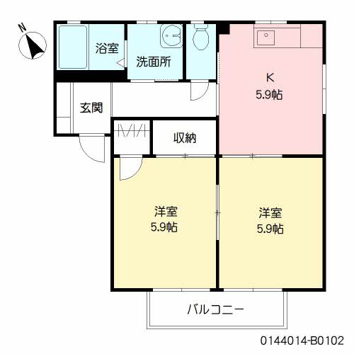 メゾン白水 B棟 B0102号-16