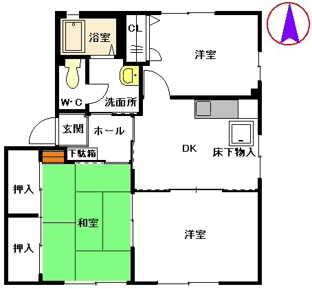 シャーメゾン中曽根 A棟 ** A0101号-14