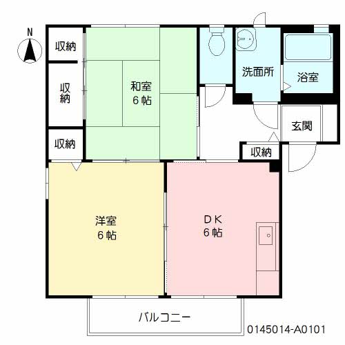 レ・リーシェ　Ａ棟　＊＊ A0101号-14