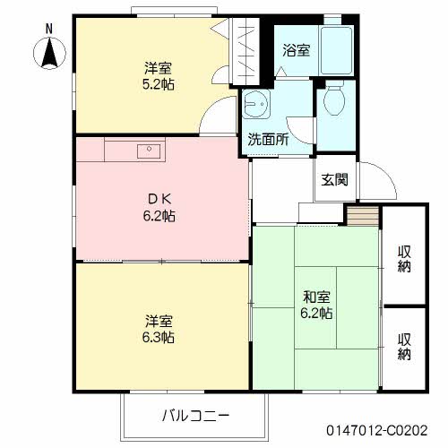 みずき本城　Ｃ棟　＊＊C0202-2