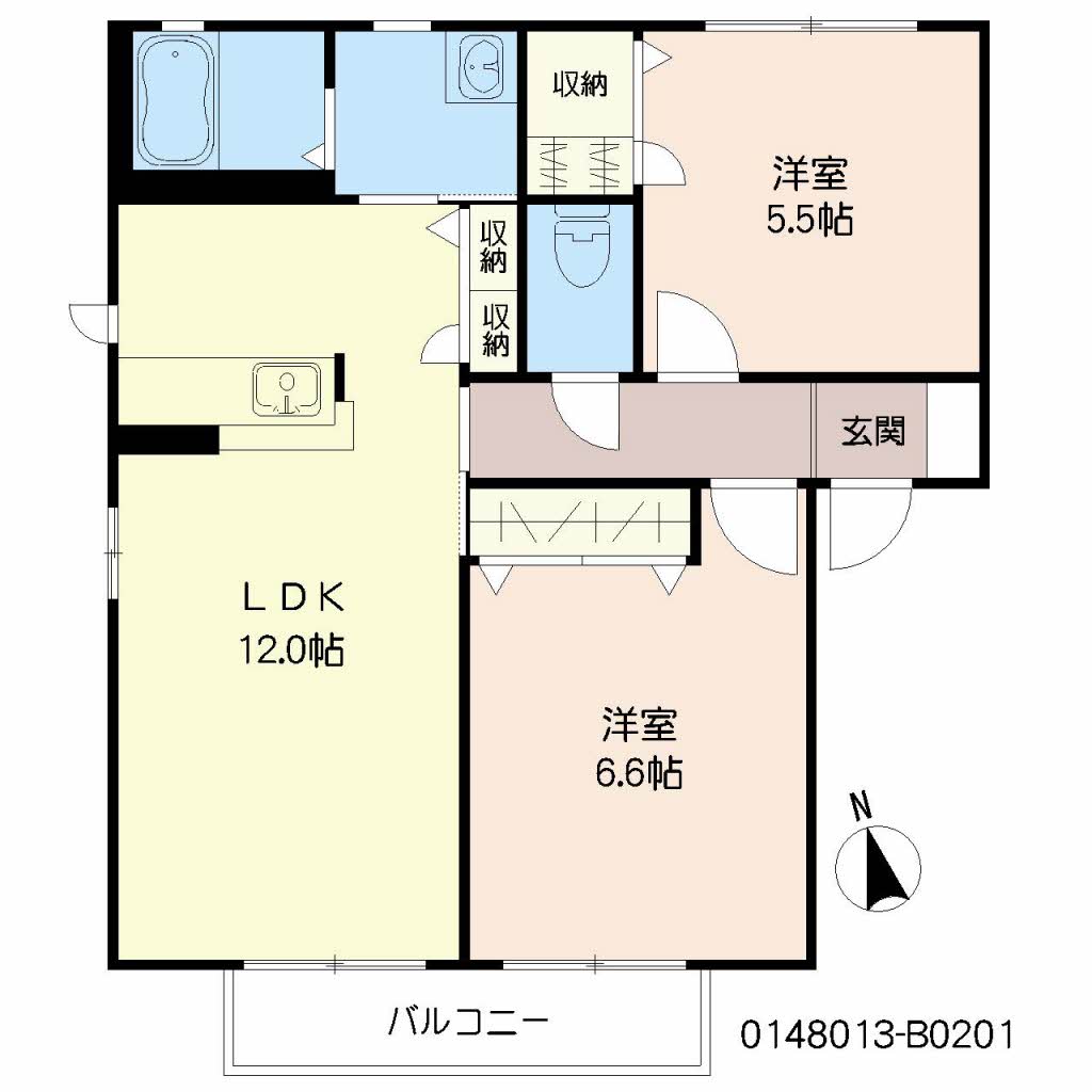 フォーレス中古賀　Ｂ棟　＊＊ B0201号-16