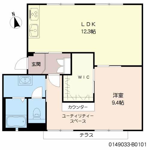 レ・シャルマントメゾン　Ｂ棟B0101-2