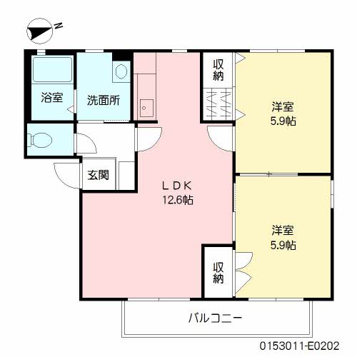 グラン・シャーメゾン　Ｅ棟　＊＊E0202-2