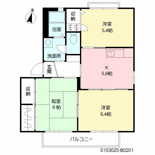 バリュージュＡＢ　Ｂ棟 B0201号-16