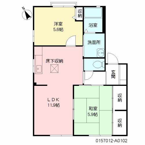リベール伊左座 A棟 * A0102号-12