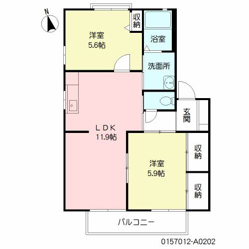 リベール伊左座　Ａ棟　＊A0202-2