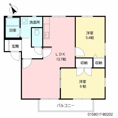 サンディアス児玉 B棟 ** B0202号-14