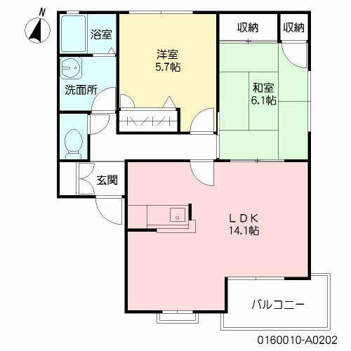 コートヴェール南片江Ⅰ　Ａ棟A0202-2
