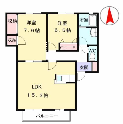 コートヴェール南片江Ⅱ　Ｊ棟 J0202号-7