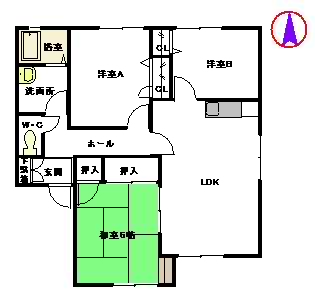 コートヴェール南片江Ⅱ　Ｋ棟 K0102号-2