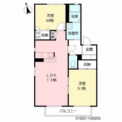 ガーデンシティ今井　Ｄ棟　＊＊D0202-2