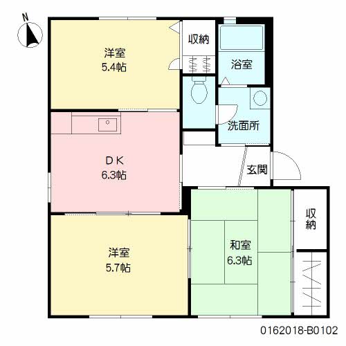 グランメゾン　サンフラワー　Ｂ棟　＊ B0102号-16