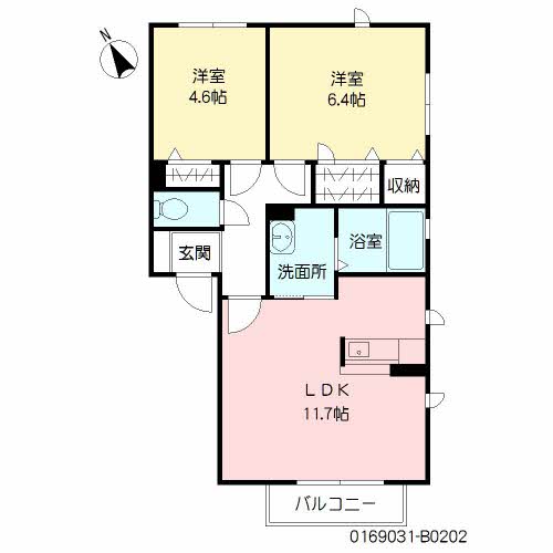 シトラスガーデン門司港　Ｂ棟　＊＊ B0202号-14