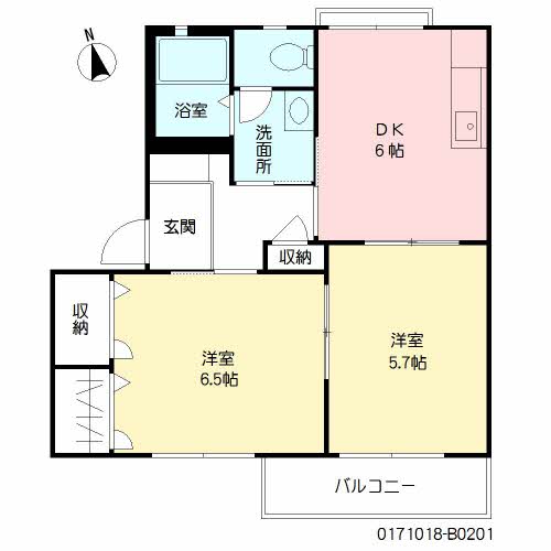 メゾン　フリージア　Ｂ棟　＊B0201-2
